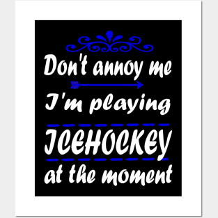 Ice Hockey Bodycheck Puck Stadium Gift Quote Posters and Art